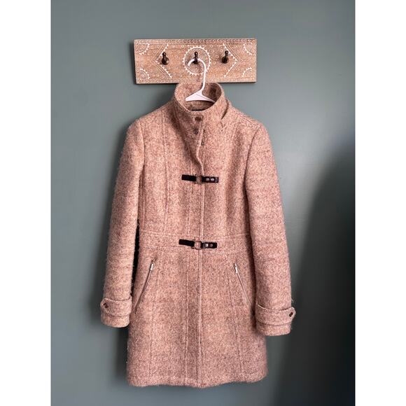 Ivanka Trump Beige Tweed Gorgeous Wool Blend Peacoat - Picture 1 of 6